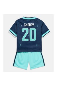 Saksa Serge Gnabry #20 Jalkapallovaatteet Lasten Vieraspeliasu MM-kisat 2026 Lyhythihainen (+ Lyhyet housut)